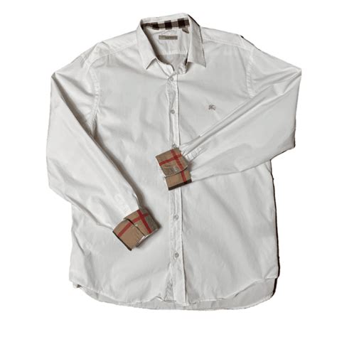 white burberry shirt cheap|all white burberry shirt.